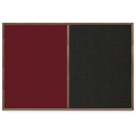 United Visual Products Slim Style Indoor Enclosed Corkboard, 24 UV502SC-SATIN-BUFF